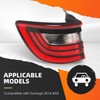 Aspaton Driver Side Outer Tail Light Assembly Compatible with 2014-2025