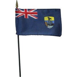 St. Helena - 4 in x 6 in World Stick Flag