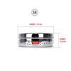 Sumeet Stainless Steel Hole Puri Dabbas/Flat Canisters/Sprout Maker with Air