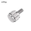 sourcing map 4pcs Vernier Calipers Locking Screws M2.5x5mm Round Flat