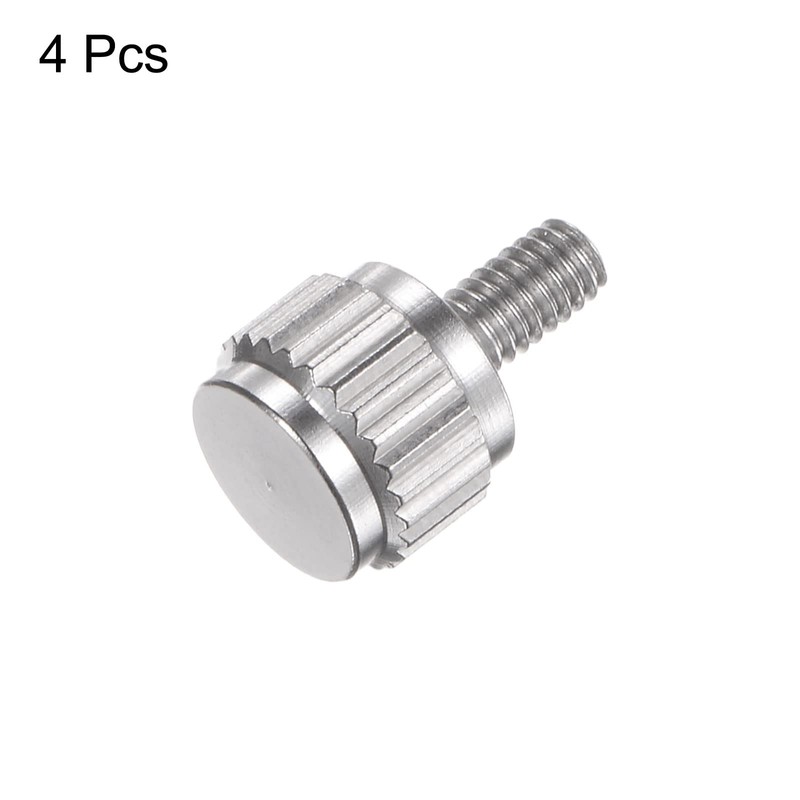 sourcing map 4pcs Vernier Calipers Locking Screws M2.5x5mm Round Flat