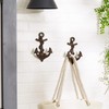 Accent Plus Anchor with Rope Wall Hook (Set of 2)