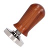 Coffee Tamper Separate Design Stainless Steel Ergonomic Wood Handle Portable
