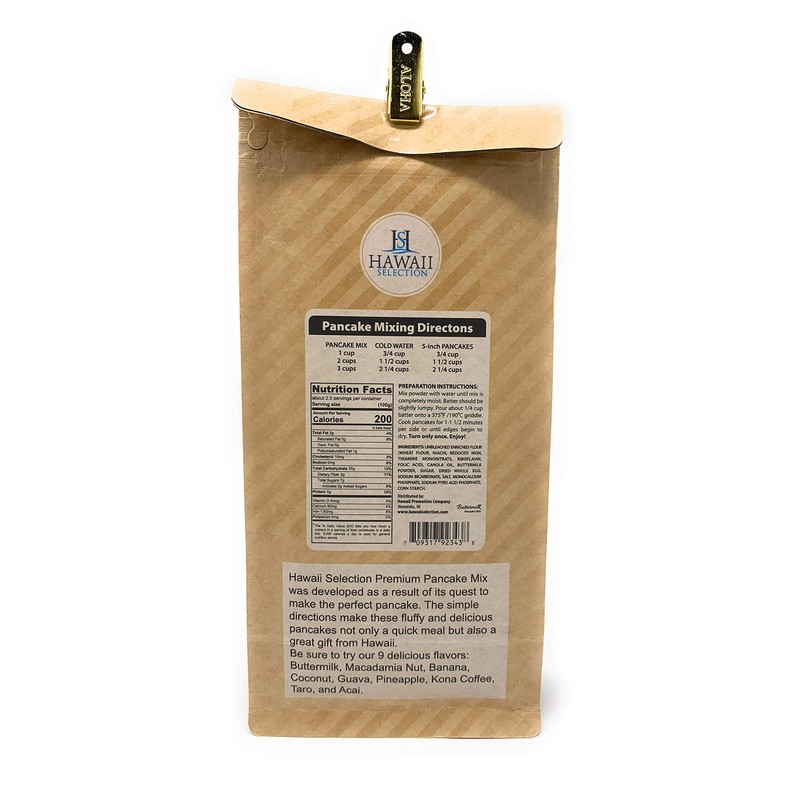 Hawaii Selection, Pancake Mix Premium Kona Coffee, 8 Ounce