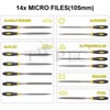 Topec 26 PCS Metal File Set, Grade T12 Forged Alloy