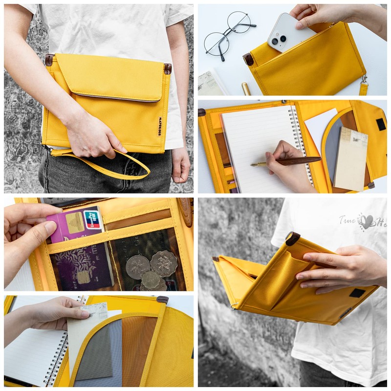 Mayplous A5 Conference Folder Business Organiser Bag Notepad Carry Bag