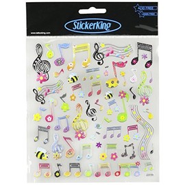 Tattoo King Multi-Colored Stickers-Spring Notes