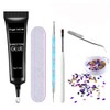 Rhinestone Glue Gel Kit- Superior Nail Art Glue Ensuring Strong