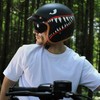 TRIANGLE 3/4 Motorcycle Helmet,Retro Vespa Open Face Adults Helmets with