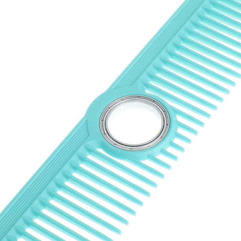 Dual-Size Barber Finger Spin Comb Set, 2-Piece Professional Trick Styling