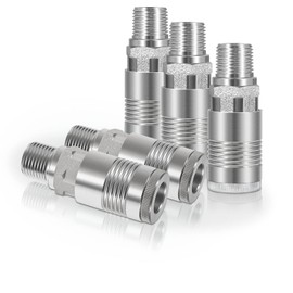 S-1816 1/2" MNPT G Style Couplers for applications requiring over 60 SCFM - 5 PACKS