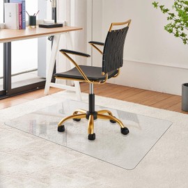 Office Chair Mat for Carpet, 1/7" Thick 48" x 36" Heavy Duty Hard Chair Mat,Suitable for Carpet or Hard Floor,No Slides and Non breakable. (48 * 36inches)