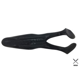 AT PRODUCTS Paddle Toad Frog Soft Plastic 14.6g Fishing Lure - Pack of 3 (Black Ninja)