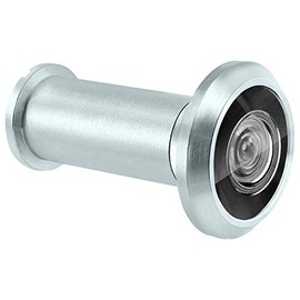 Nuk3y 220 Degree Wide Angle Heavy Duty Door Viewer (1 Pack, Satin Chrome)
