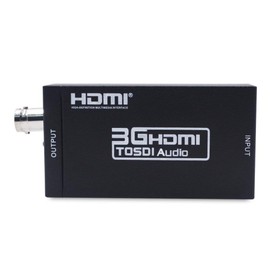 HDMI to SDI Converter Adapter HDMI SDI Adapter SDI/HD-SDI/3G-SDI Adapter Support 1080P for Camera Home Theater