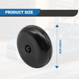 5 Sets Universal Fit Safety Belt Stopper Kit, Plastic Snap-on Safety Belt Button Stop, Safety Belt Buckle Stopper Button Prevent Safety Belt Clip Buckle from Sliding Down, Black