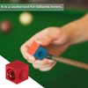 PATIKIL Cube Billiard Pool Cue Tip Repair Tool, 5-in-1 Pool