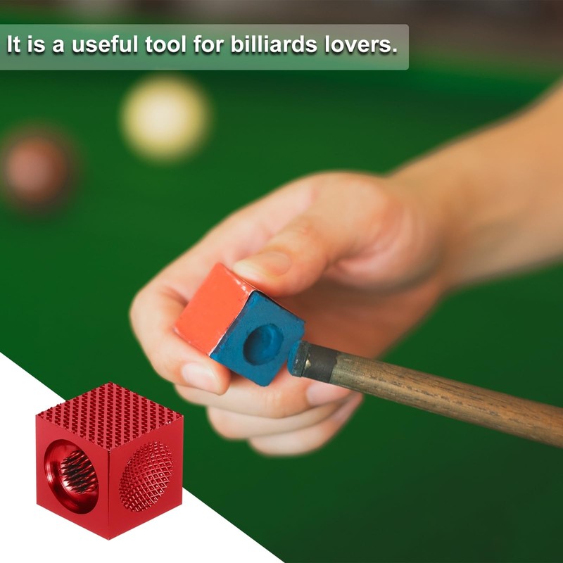 PATIKIL Cube Billiard Pool Cue Tip Repair Tool, 5-in-1 Pool