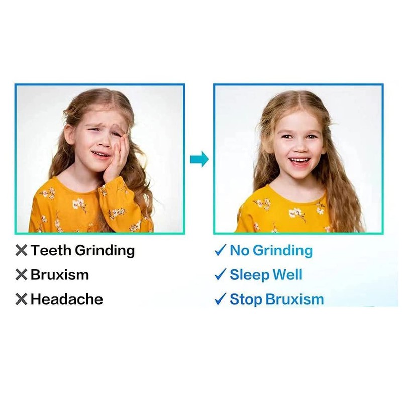 Bruxism Mouth Guard 4 Pack For Grinding Teeth, 2 Sizes,