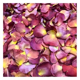 Premium Quality Colorific Rose Petals. Sale on 30 Cups Wedding Petals by Flyboy Naturals Bio-degradable. Made in the USA. No Tariffs. Eco-friendly.