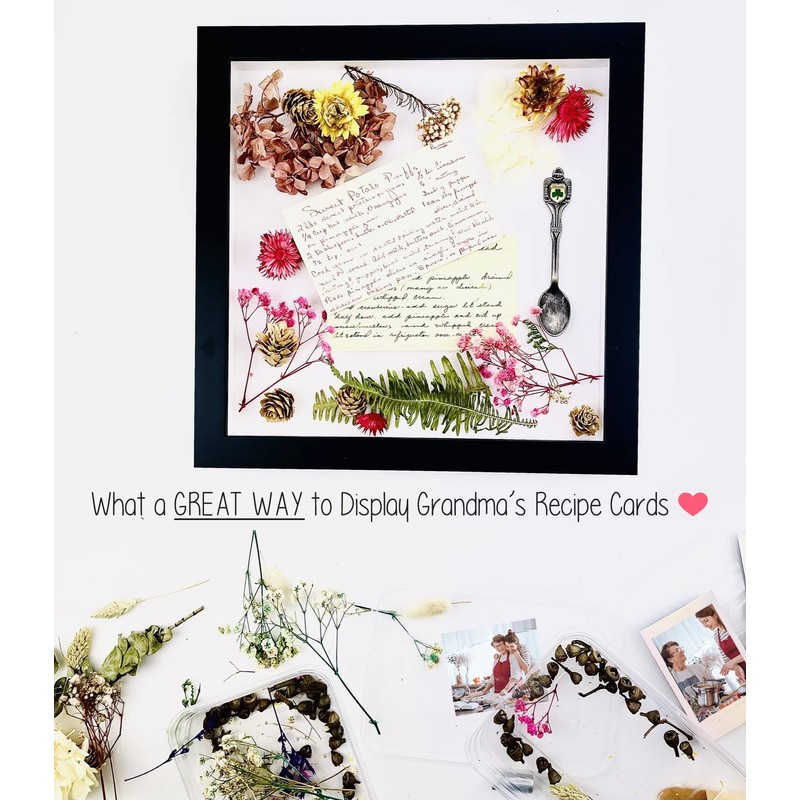 Charcoal 5x7 Small Shadow Box Picture Wooden Frame with Red