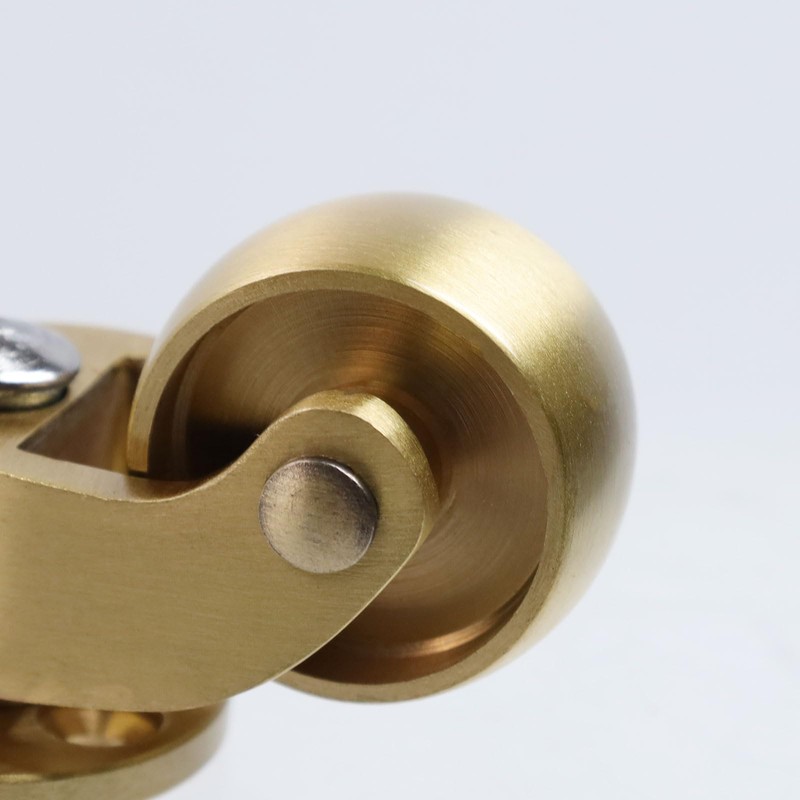 Semetall 1-Inch Solid Brass Swivel Caster for All Floor Mat