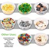 Sabco - 10oz Clear Round Plastic Takeaway Sauce Pots With