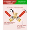 Garden Hose Splitter Way Heavy Duty, Brass Water Hose Splitter