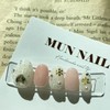 Snow Tweed Nail Tips - Lipstick / 눈꽃트위드 네일팁 -