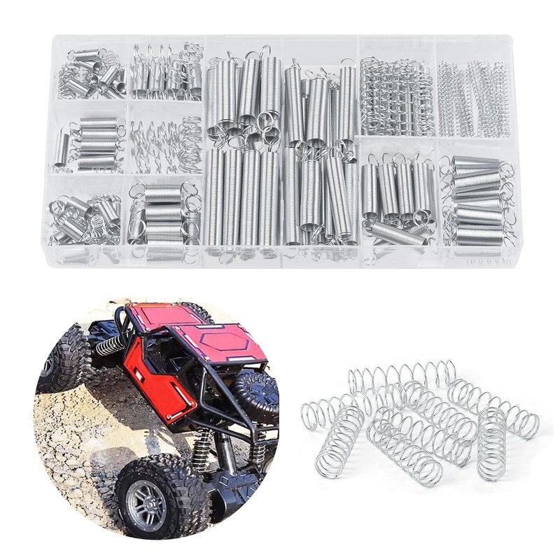 Wondora 200-Piece Tension Springs, Tension Springs with Hooks Made of