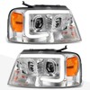PM PERFORMOTOR 3D LED DRL Projector Headlights Assembly Compatible with