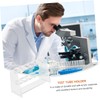 iplusmile 4pcs Dual-layer Test Tube Rack Acrylic Test Tube Holder