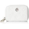 Castelbajac 61611 Coin Purse, Marcel Accessories, Round Zipper, white