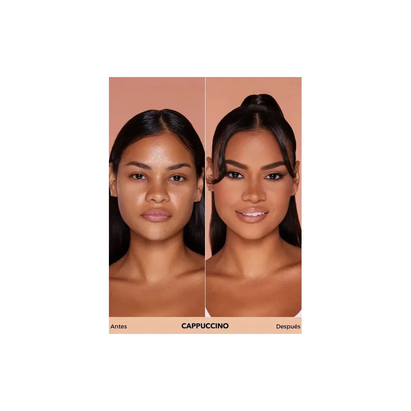 SHEGLAM Complexion Pro Base Líquida Mate Larga Duración - Cappuccino