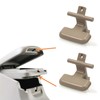 Sporacingrts 2pcs Beige Center Console Armrest Upper & Lower Latch