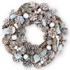 MIJOMA Christmas Wreath, Pine Cone Wreath, Beautiful Winter Decoration for