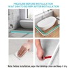39Inch Shower Threshold Water Dam, Self Adhesive Waterproof Barrier (Clear)