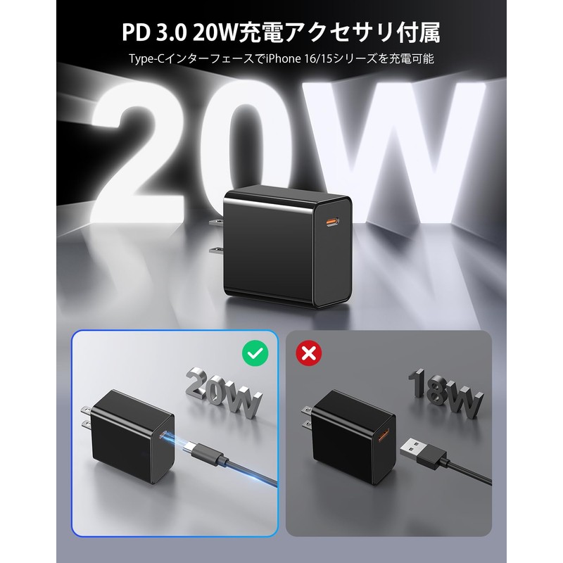 Meifigno 3 in 1 Wireless Charger, Black