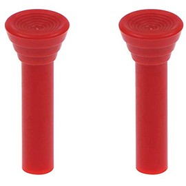 OER Bright Red Color Keyed Door Lock Knob Set 1964-1966 Impala Bel Air Biscayne