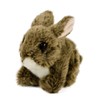 Teddys Rothenburg Cuddly Toy Rabbit Lying Down Dark Brown 18