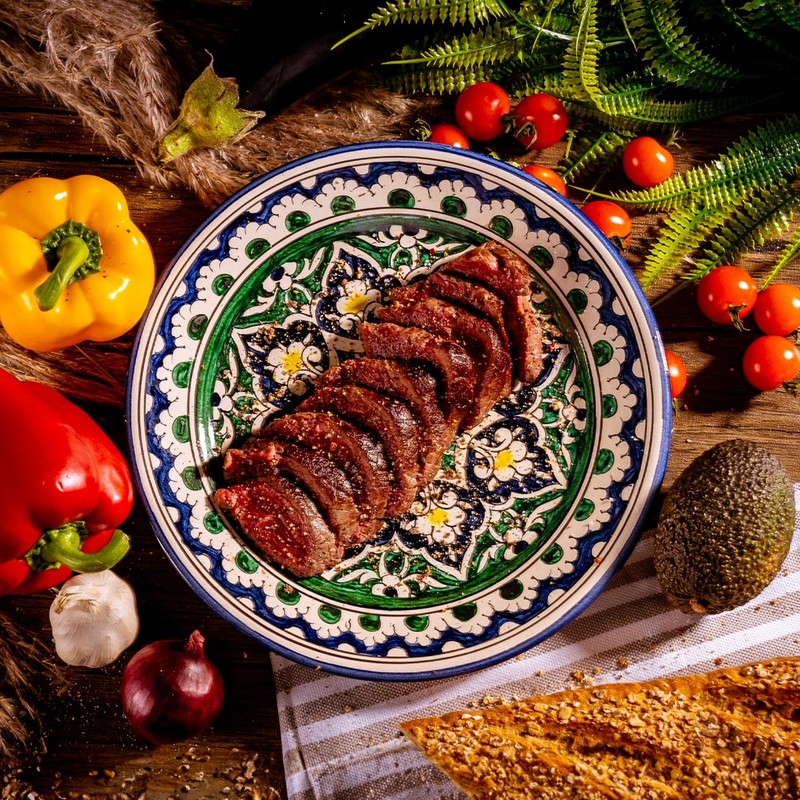 PODARI Lagan Rishtan Serving Plate, Ceramic Plate, Diameter 29 cm,