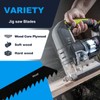 MUOZLOP 50pcsT244D Jigsaw Blades，6TPIJig Saw Blades with Storage Case,T-Shank jig