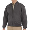 Red Kap Men's Solid Team Jacket, Charcoal, Long 3X-Large