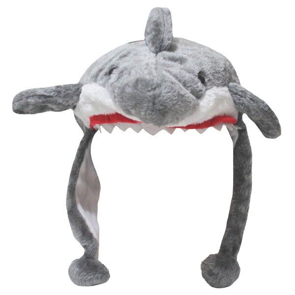 Peti Tebelle Shark Warm Hat Unisex Free Size grey