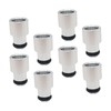 SecosAutoparts 8pcs Fuel Injector Spacer Extender Adapts Short LS3 LS7