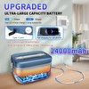 VYRALOFT Cordless Electric Lunch Box,24000mAh Battery Powered Self Heating Lunch