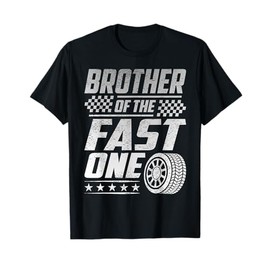 Brother Of The Fast One First Birthday Racing Car Family T-Shirt