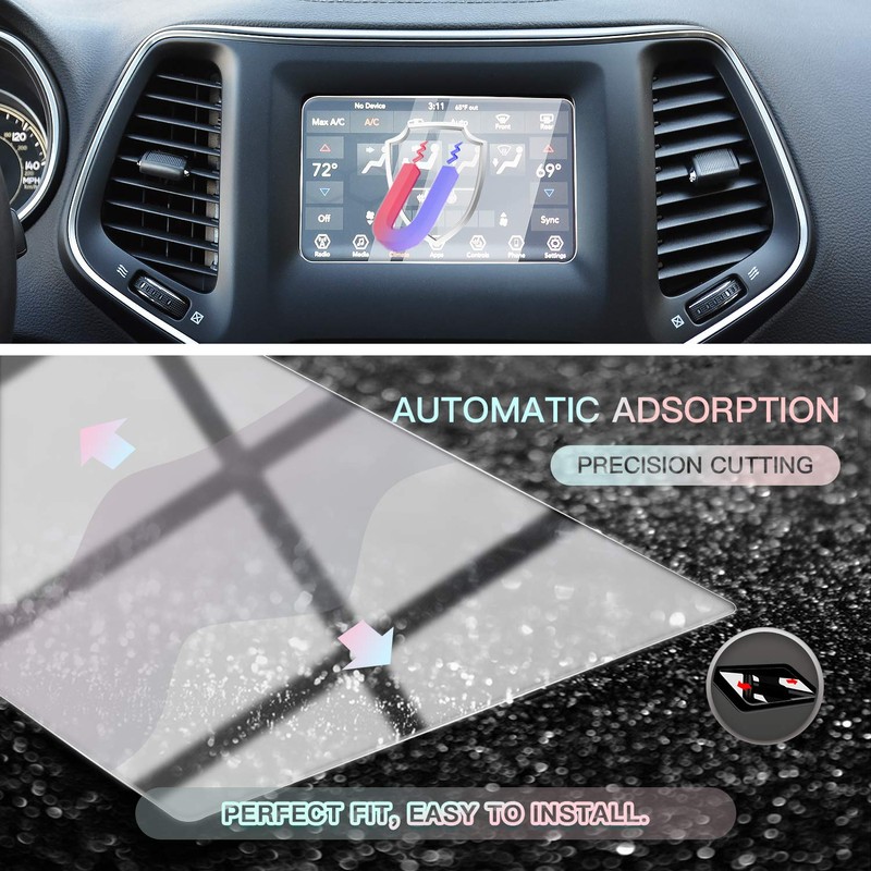 CDEFG for 2019 2020 2021 Cherokee Uconnect Navigation Touchscreen Protector