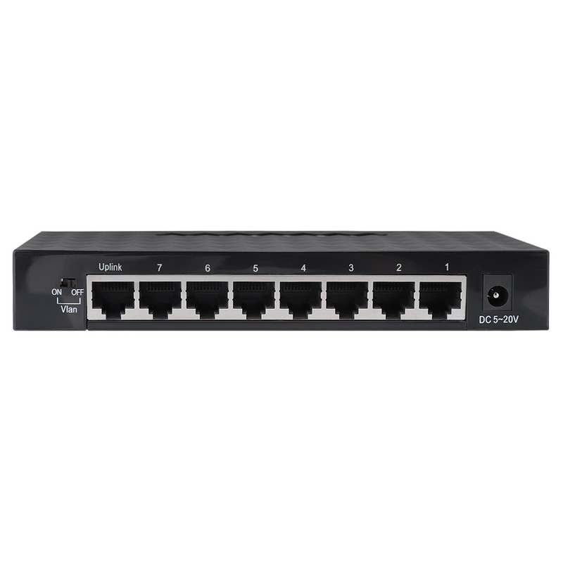 8 Ports 10/100/1000Mbps Gigabit Ethernet Switches RJ45 Smart Network Switch