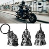 Motorcycle Bell for Biker Good Luck Riding Bells with Hanger